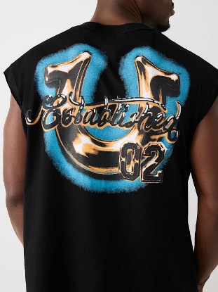 AIRBRUSH HEAVYWEIGHT CUT-OFF TANK TOP