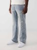 BILLY MENDED LOGO FLAP BOOTCUT JEAN 34"