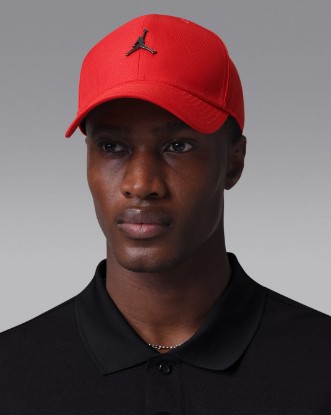 Jordan Rise Structured Metal Jumpman Hat - Chile Red