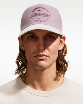 Nike Rise Structured A-Frame Cap - Light Violet Ore/Pale Ivory/Tattoo