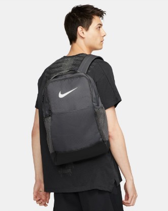 Nike Brasilia 9.5 Training Backpack (Medium, 24L) - Iron Grey/Black/White