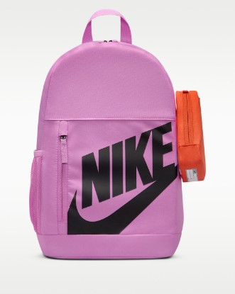 Nike Elemental Big Kids' Backpack (20L) - Light Magenta/Orange/Black