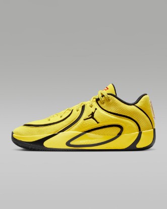 Tatum 4 Basketball Shoes - Sonic Yellow/Black/University Red