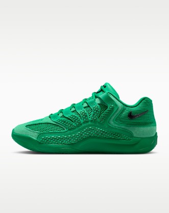 KD18 "Warning Label" Basketball Shoes - Stadium Green/Black