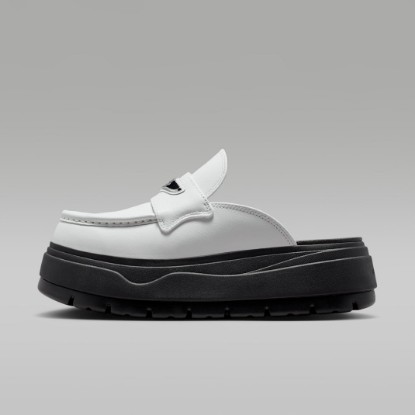 Air Jordan Mule Women's Shoes - Summit White/Black/Metallic Silver