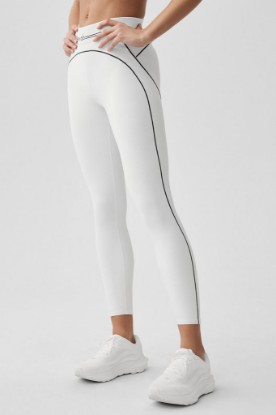 Picture of Airbrush High-Waist 7/8 Heart Throb Legging - White/Black