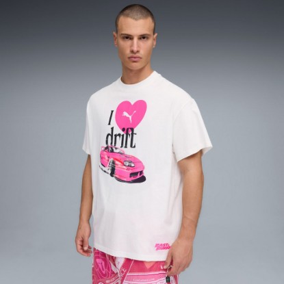 PUMA x FAST & FURIOUS Men's Tee, PUMA White, extralarge