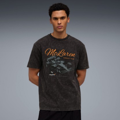 McLAREN RACING Men's Car Graphic Tee, PUMA Black, extralarge