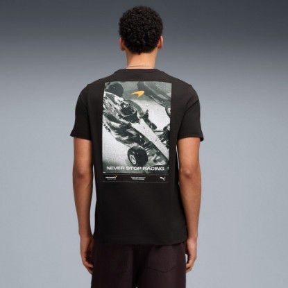 McLAREN RACING Men's Graphic Tee, PUMA Black, extralarge