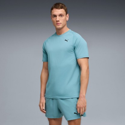 PWRMODE Training Men's Training Tee, Baltic Sea Blue, extralarge