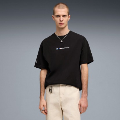 BMW M MOTORSPORT Sportswear Men's Tee, PUMA Black, extralarge