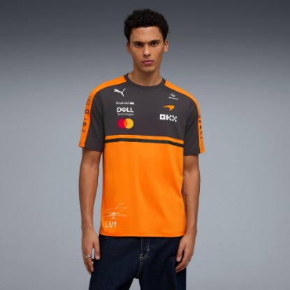 McLAREN RACING Men's Norris Tee, Papaya, extralarge