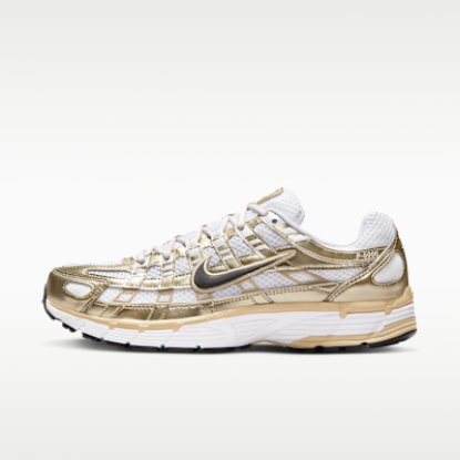 Nike P-6000 Gold Women's Shoes - White/Grain/Metallic Gold Grain/Black