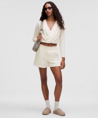 Softstreme High-Rise Short 4" - Light Ivory