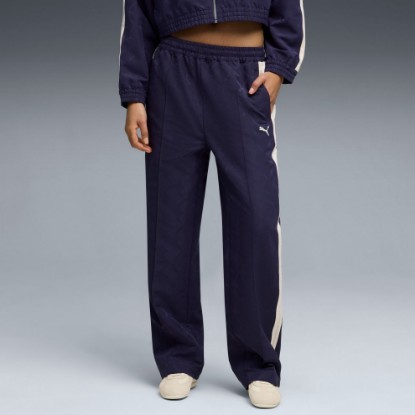 T7 Women's Jacquard Track Pants, Deep Plum, extralarge