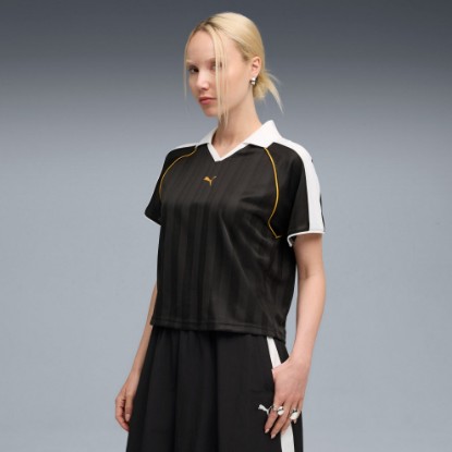 T7 Women's Soccer Jersey, PUMA Black, extralarge