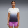 PUMA x HYROX Women's Graphic Tee, PUMA White-Deep Plum, extralarge