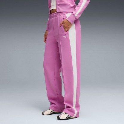 T7 Women's Straight Track Pants, Mauve Pop, extralarge