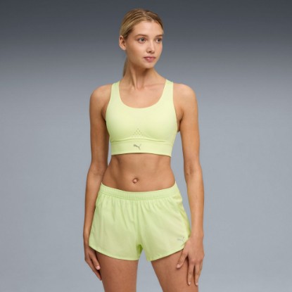 PWRbreathe Run Women's Moisture Wicking, High Impact Sports Bra, Apple Spritz, extralarge