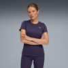 Train All Day Essentials Women's Heather Training Tee, Deep Plum Heather, extralarge