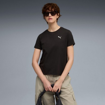 PUMA Wardrobe Essentials Women's Tee, PUMA Black, extralarge