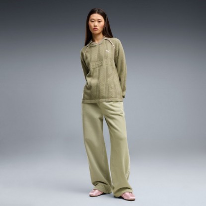 PUMA x MADHAPPY Lace Sweatpants, Lux Army, extralarge