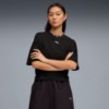 Dare To Women's Fitted Waist Tee, PUMA Black, extralarge
