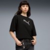 Essentials Graphics Bedazzled Women's Oversized Tee, PUMA Black, extralarge