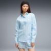 PUMA x MADHAPPY Women's Lounge Shirt, Silver Sky, extralarge