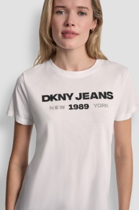 DKNY JEANS 1989 LOGO TEE VIEW 1 | Tees & Tanks