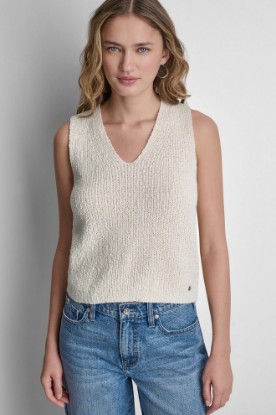 V-NECK SWEATER TANK VIEW 1 | Tees & Tanks