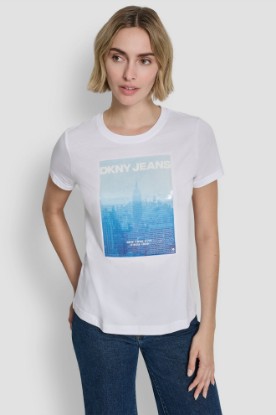 SEQUIN GRAPHIC LOGO TEE VIEW 1 | Tees & Tanks