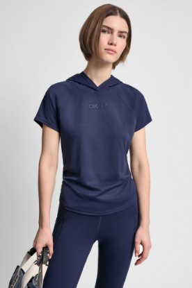 MESH HOODED LOGO TEE VIEW 1 | Tees & Tanks