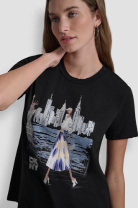 STATUE OF LIBERTY CONVERSATIONAL T-SHIRT VIEW 1 | Tees & Tanks