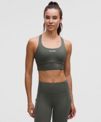 Palm Deco lululemon Energy Longline Bra Medium Support, B–D Cups Evolve Move in Nature