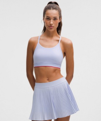 Flow Y Mid-Support Bra Logo *B/C Cup - Serene Blue