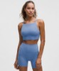 Prep Blue lululemon Focuser High-Neck Bra Light Support, A/B Cup