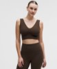 Walnut Crunch lululemon Align™ V-Neck Bra Light Support, DDD/G Cup