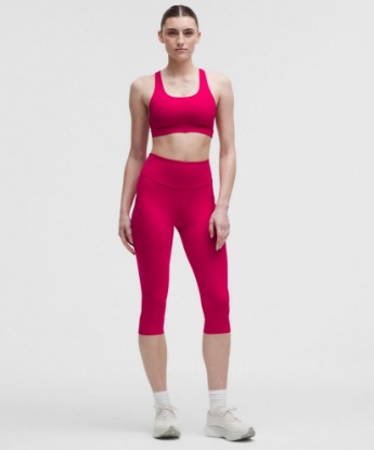 Fast and Free High-Rise Crop 19" *5 Pocket - Mulberry Spark