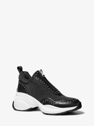 Picture of Zuma Studded Mixed Media Trainer