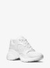 Zuma Leather and Mesh Trainer in OPTIC WHITE | Michael Kors