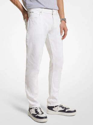 Slim-Fit Jeans in WHITE | Michael Kors