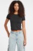 صورة Embroidered Logo Tee - Black