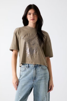 Picture of Foiled Boxy T-Shirt