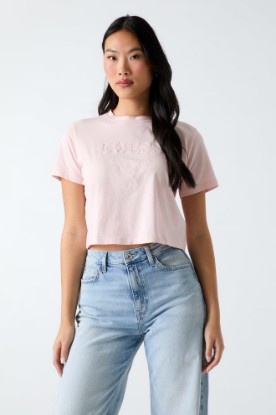 Picture of Boxy Logo T-Shirt - Pink
