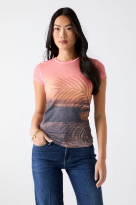 Picture of Printed T-Shirt - Orange