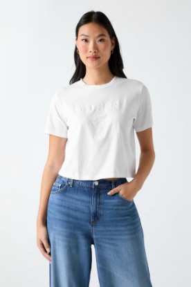 Picture of Boxy Logo T-Shirt - White