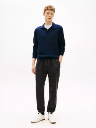 Picture of Hilfiger Crest Logo Heathered Sweatpant