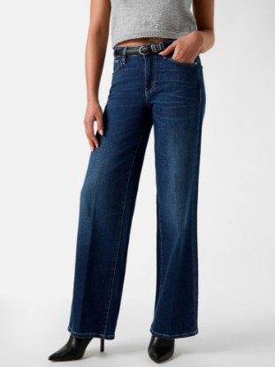 Picture of Mid-Rise Sexy Palazzo Wide-Leg Jeans
