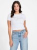 صورة Logo Rhinestones t-shirt White